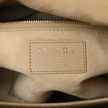 Lambskin Cannage Medium Lady Dior Sand