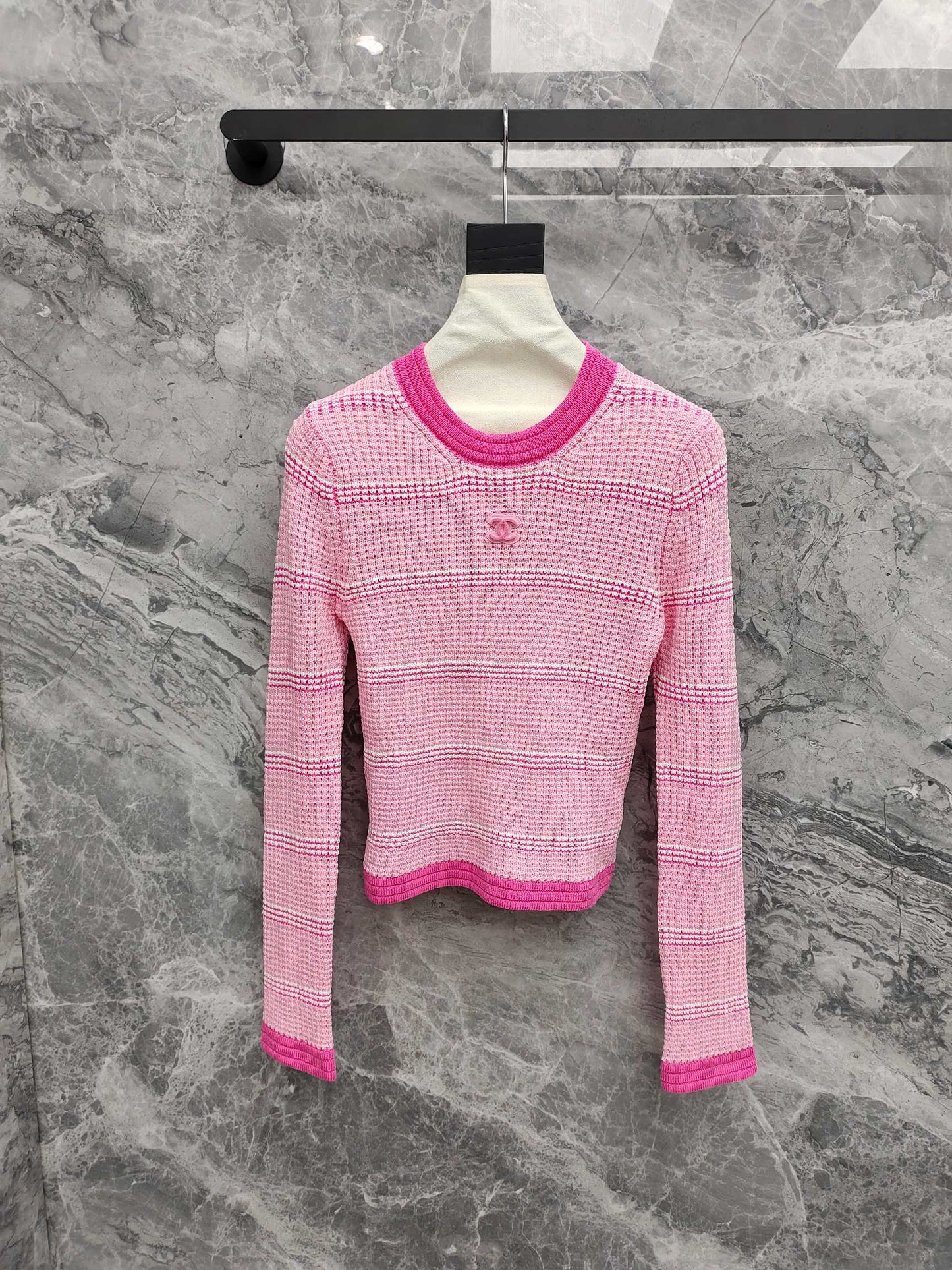 CC 25 Striped Sweater Tencel 283776