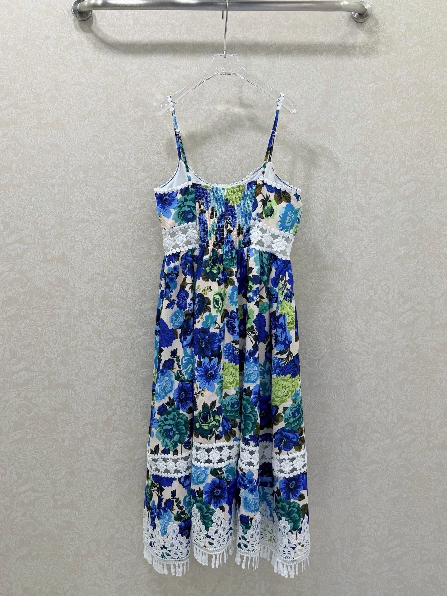 Zimmermann Stardust Mini Dress Blue Floral Cotton 339889