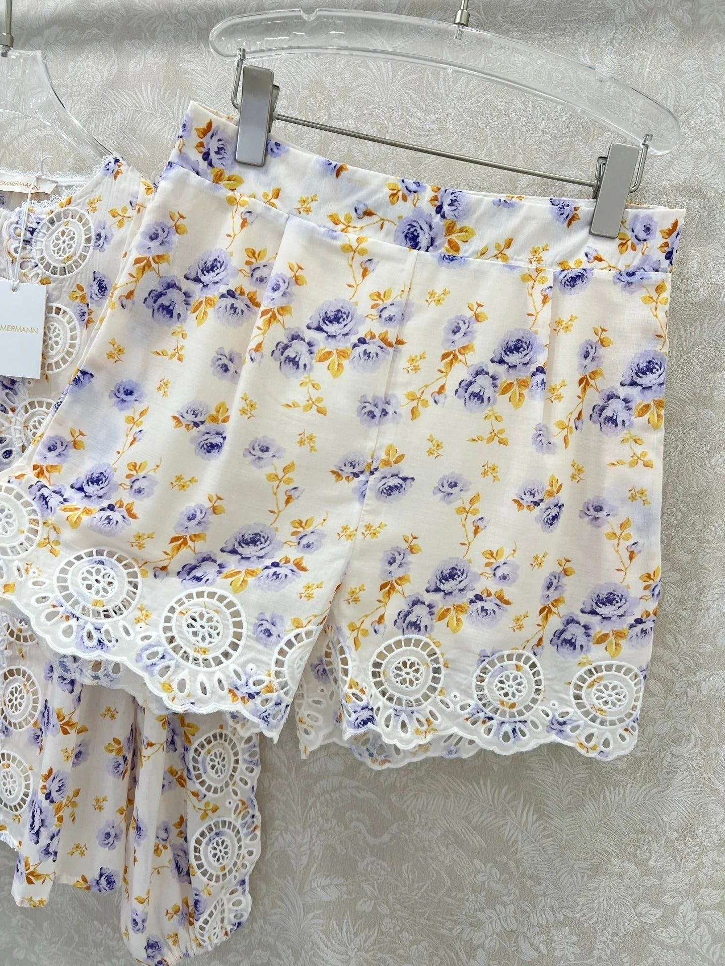ZIMMER NEW PRINTED TOP AND SHORTS SET 269293