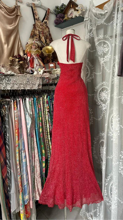Black/Red Sweet Vintage Fashion Backless Long A-Line Chiffon Tulle Ball Gowns Prom Dress Birthday Dresses