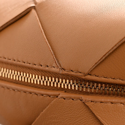 Lambskin Maxi Intrecciato Mini Cassette Camera Bag Acorn