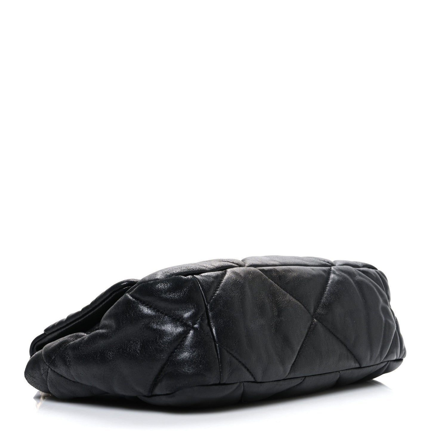 Lambskin Quilted Medium Chanel 19 Flap Black