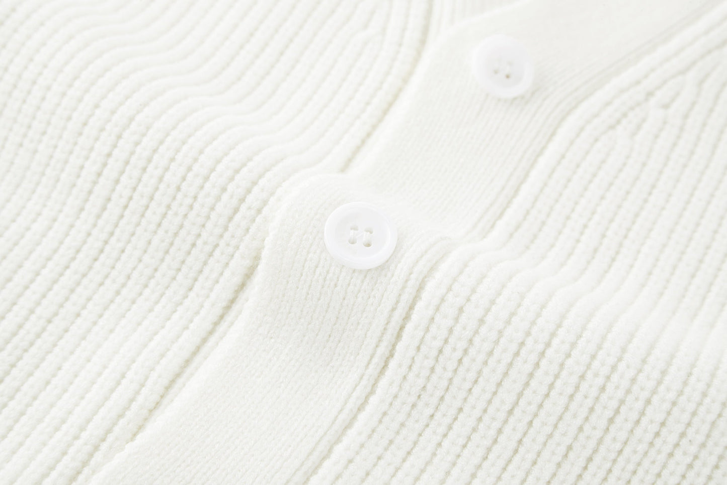 Balenciaga 25 Cardigan White Wool 0014