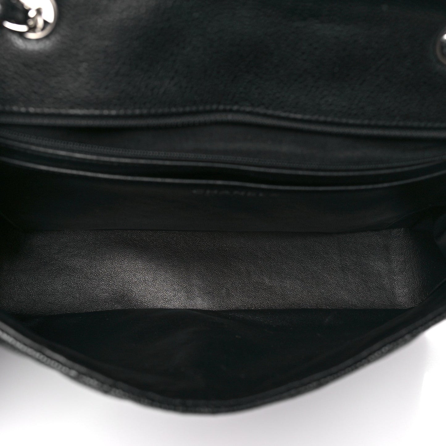 Caviar Quilted Jumbo Single Flap Black