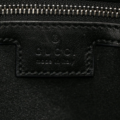 Calfskin Quilted Large Deco Tote Bag Black