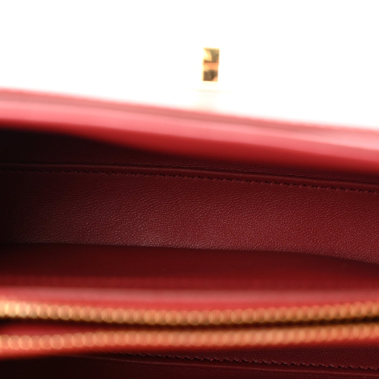 Satinated Calfskin Mini 16 Top Handle Bag Raspberry