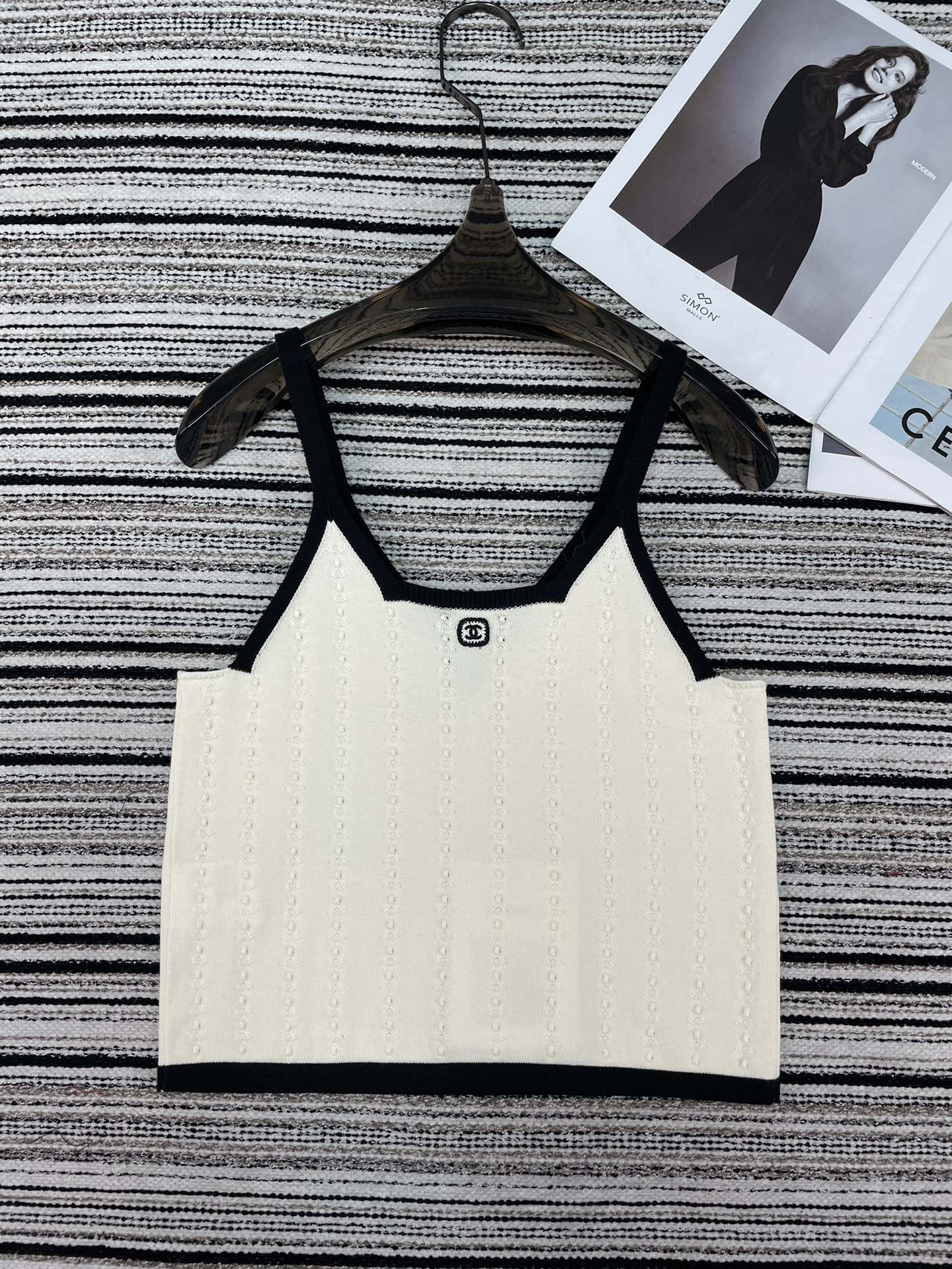 Chanel 2026 V-neckline Camisole Cotton