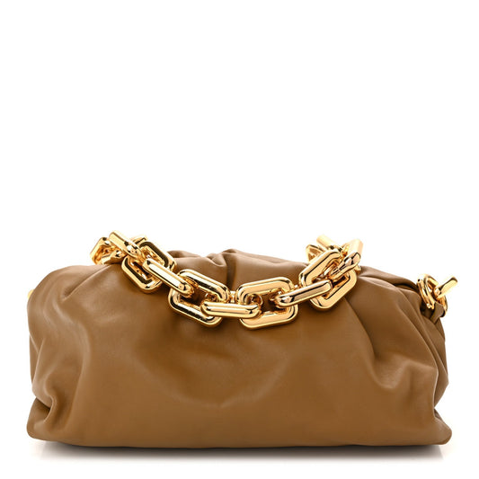 Calfskin The Pouch Chain Moutarde