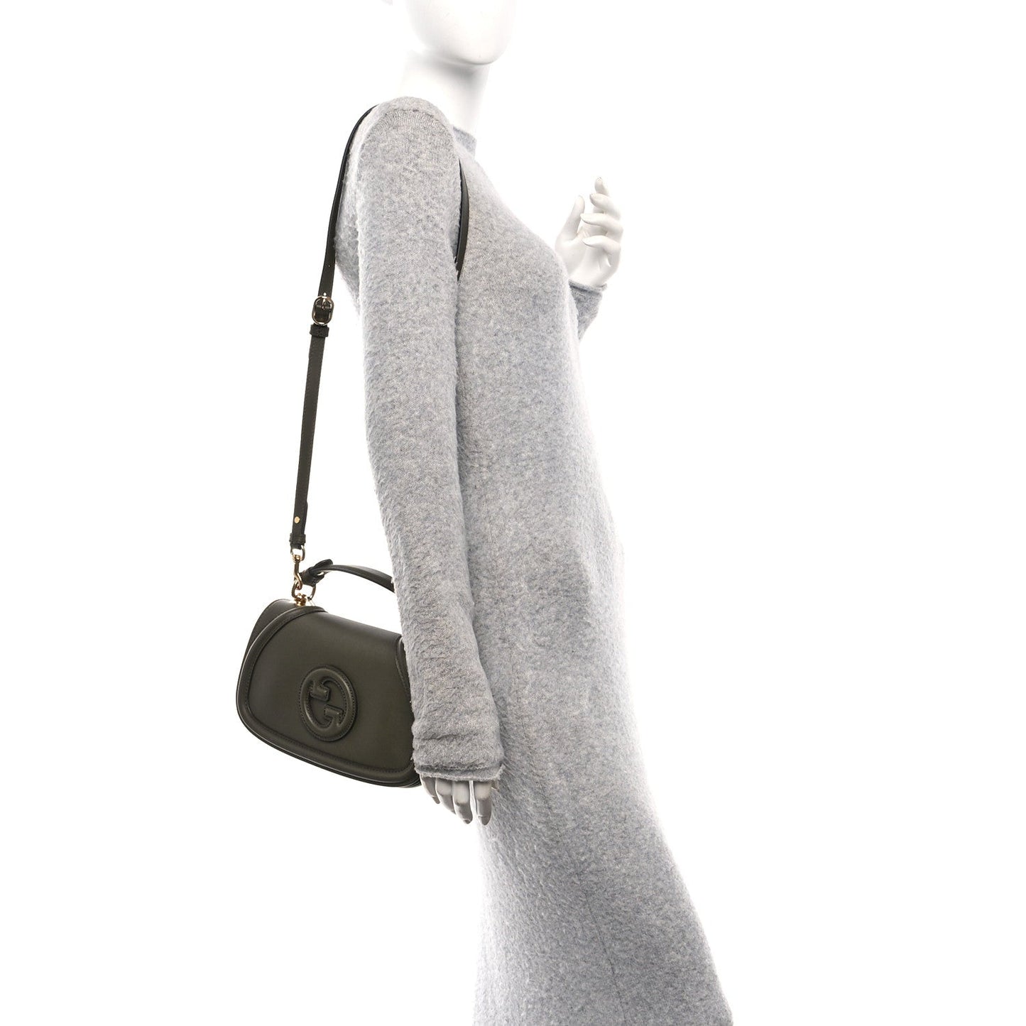 Roxy Calfskin Blondie Top Handle Bag Luscious Green