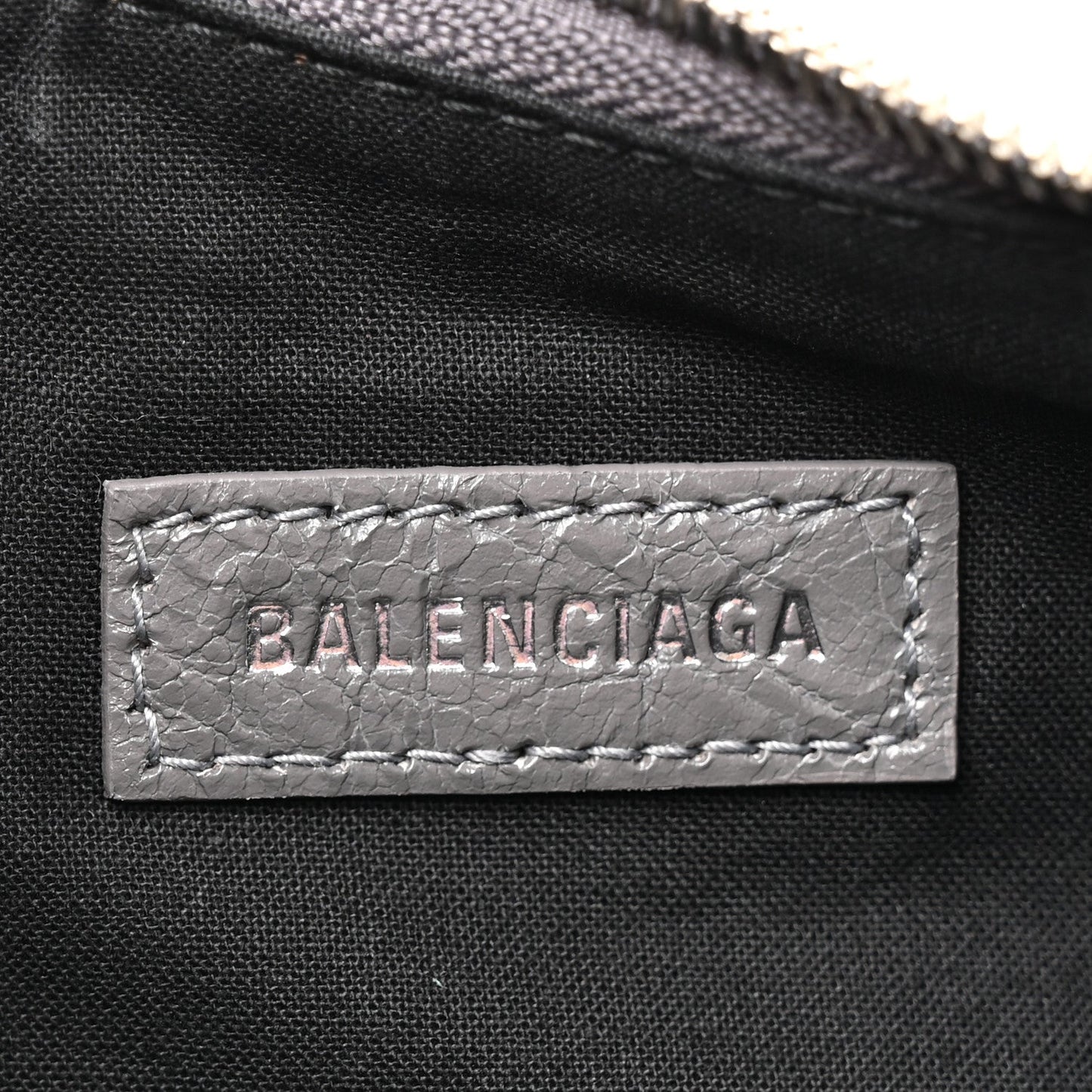 Agneau Arena Le Cagole Shoulder Bag XS Dark Grey