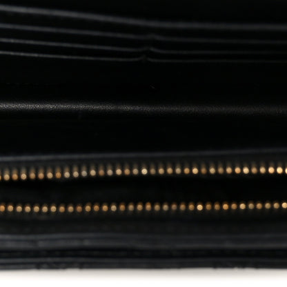Lambskin Cannage Chain My Dior Daily Chain Pouch Black