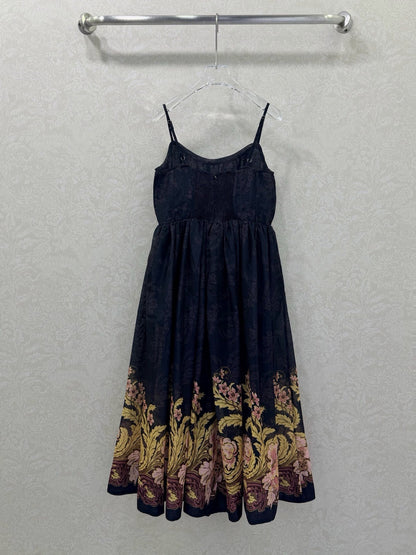 Zimmermann Polly Dress Nouveau Black Cotton 347316