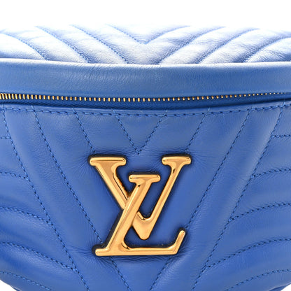 Calfskin New Wave Bumbag Blue Neon