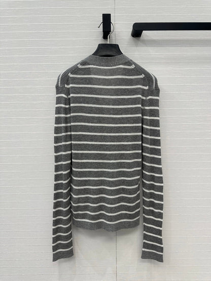 CD 25 Cardigan Grey Linen Cashmere
