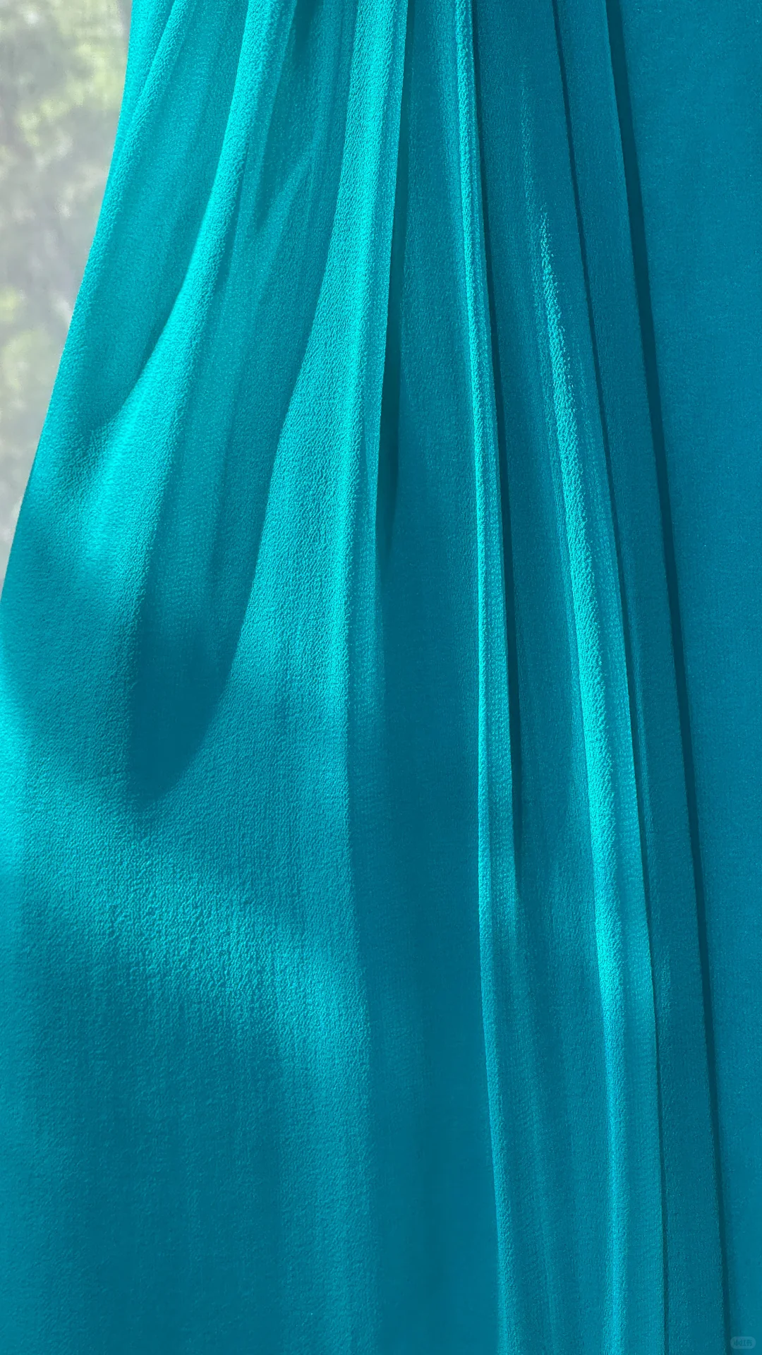 Vintage-Inspired Blue One-shoulder Prom Dress Sheath Chiffon Evening Gown TP5137