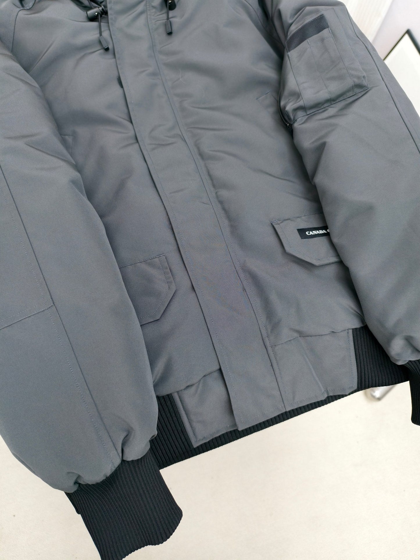 C. Goose Bomber jacket Grey Polyester 0006
