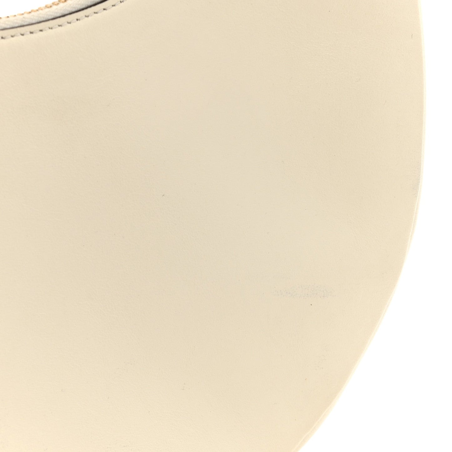 Vitello Grace Matte Small Fendigraphy Hobo Bag White Ice
