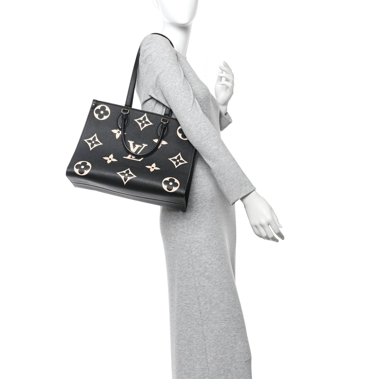 Empreinte Monogram Giant Onthego MM Black Beige