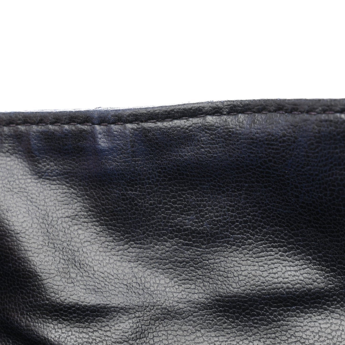 Caviar Quilted CC Drawstring Backpack Navy