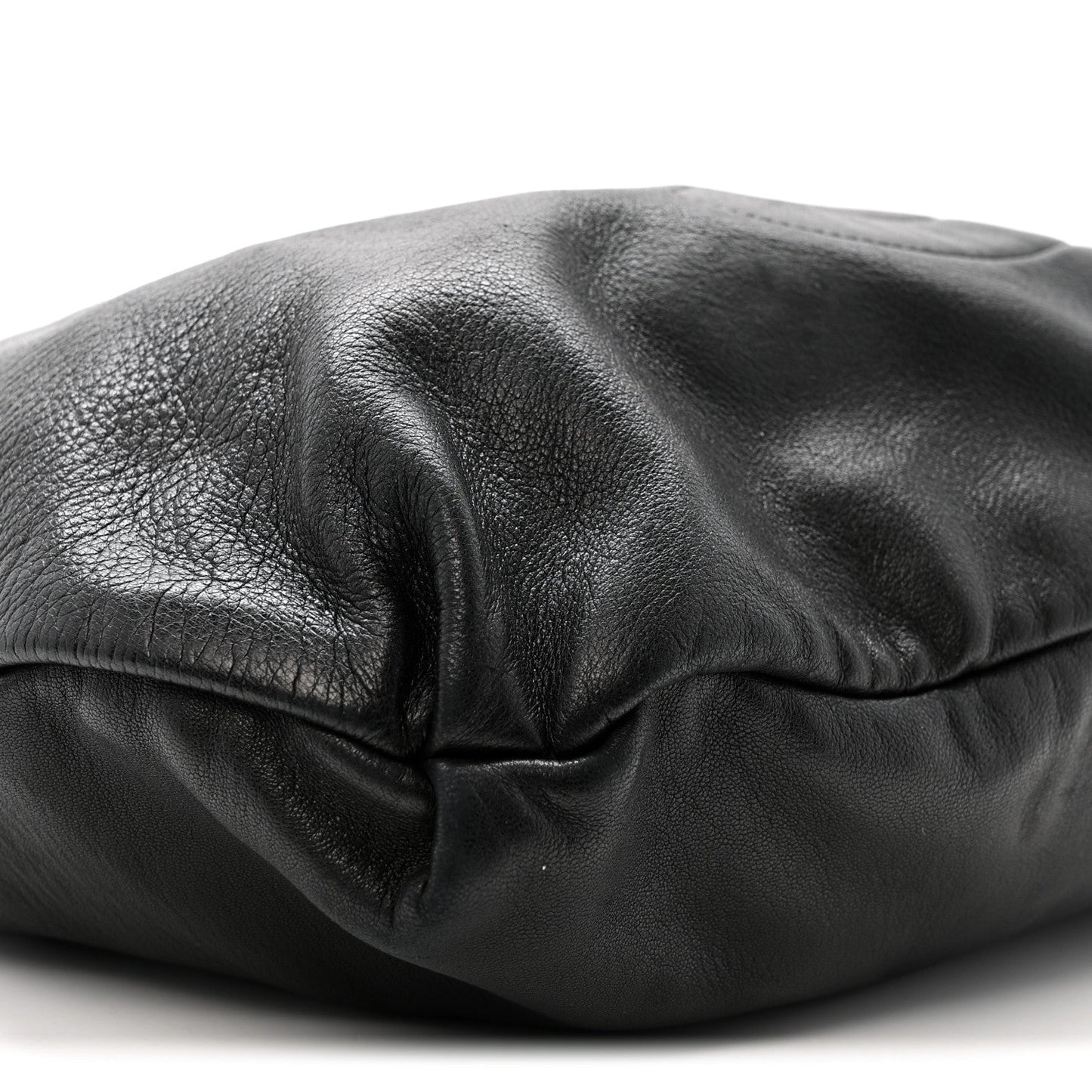 Lambskin Large Soft and Chain Hobo Black
