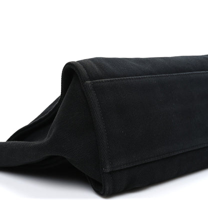 Canvas Pearl Medium Deauville Tote Black