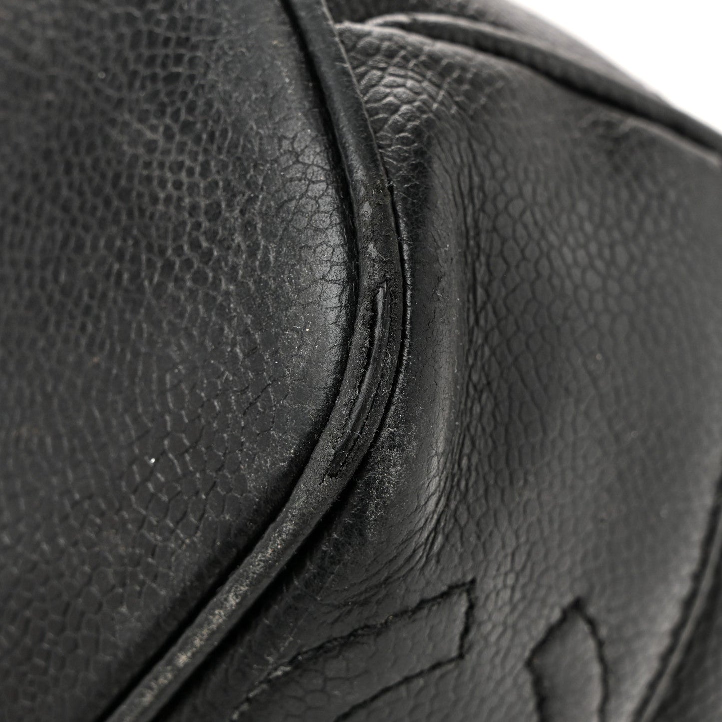 Caviar Triple CC Shoulder Bag Black