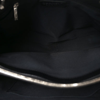 Caviar Quilted Grand Shopping Tote GST Black