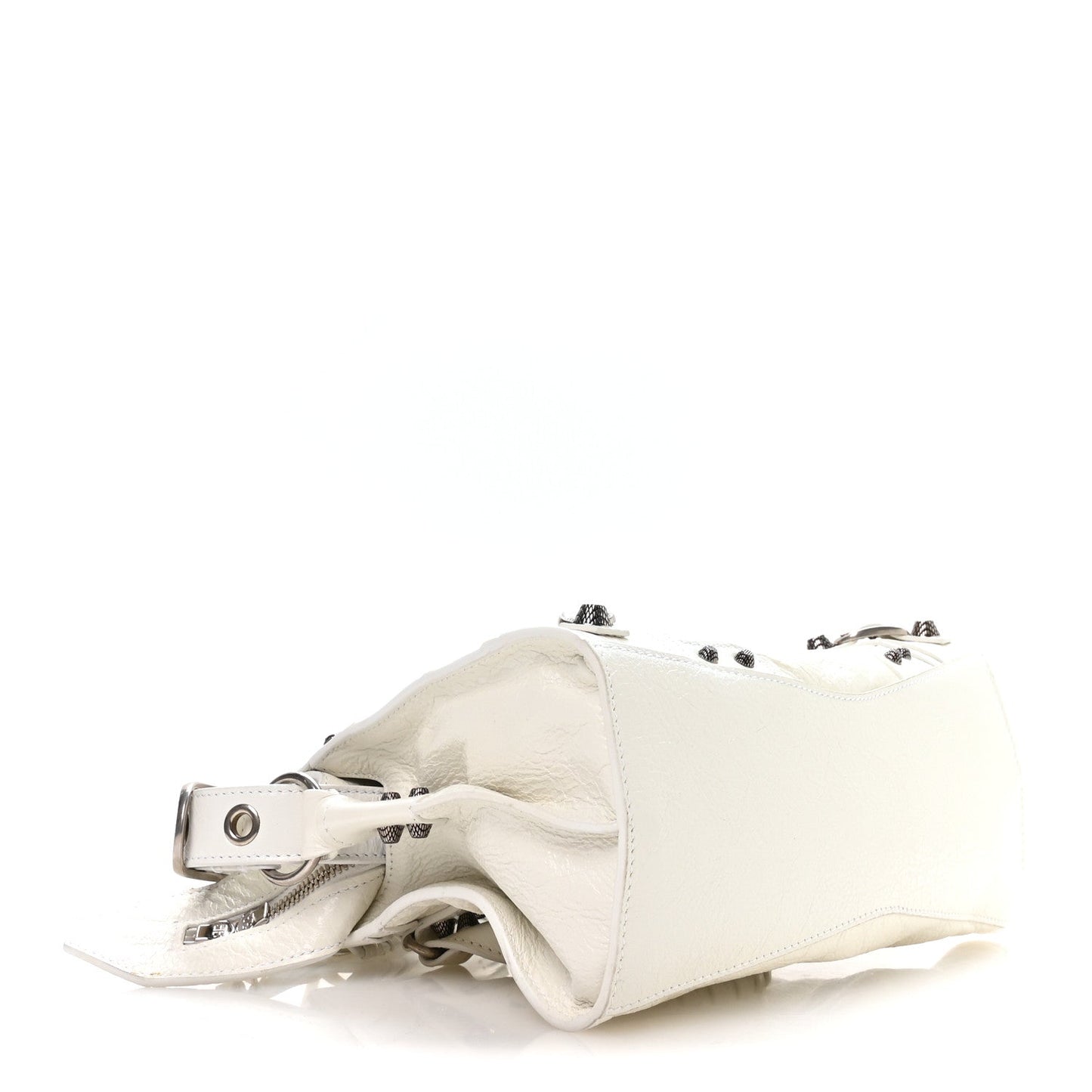 Agneau Arena Neo Cagole Handbag XS Optic White