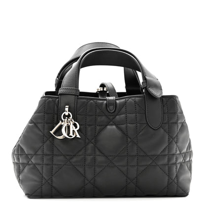 Calfskin Macrocannage Small Toujours  Black
