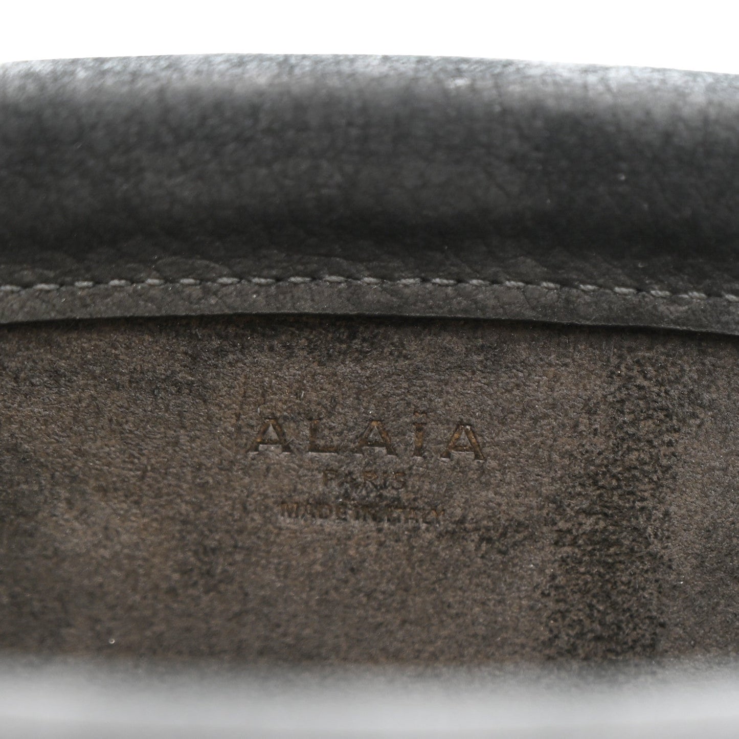 Suede Le Click East West Small Bag Black