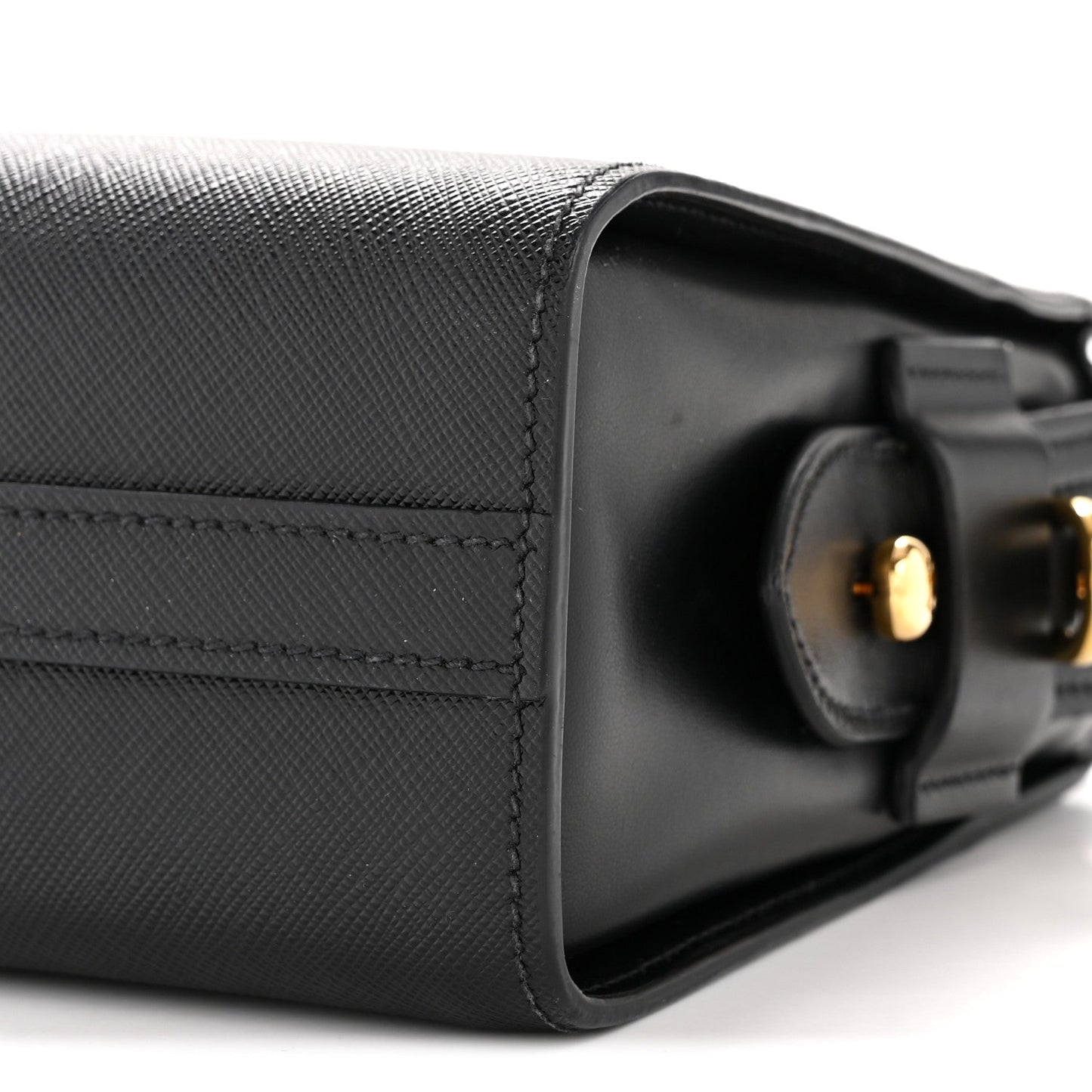 City Calf Esplanade Shoulder Bag Black