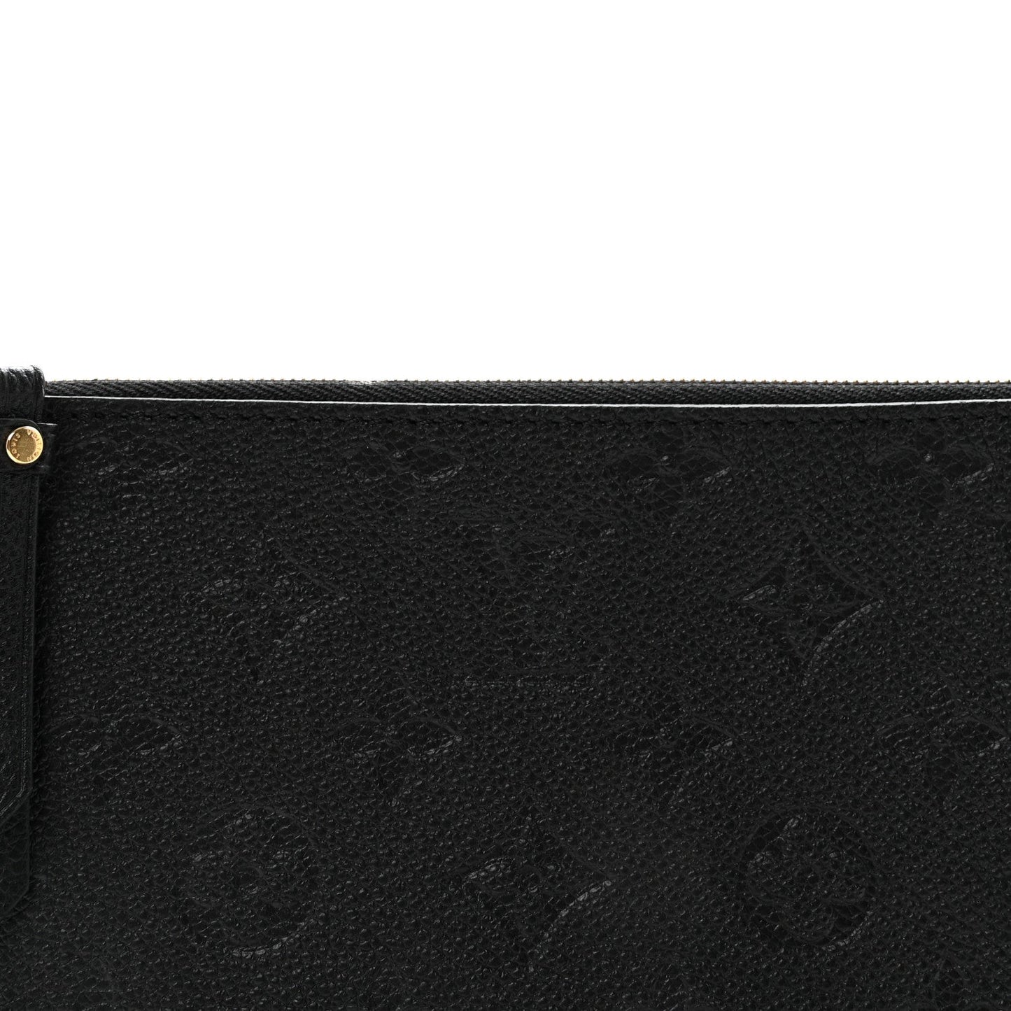 Empreinte Double Zip Pochette Black