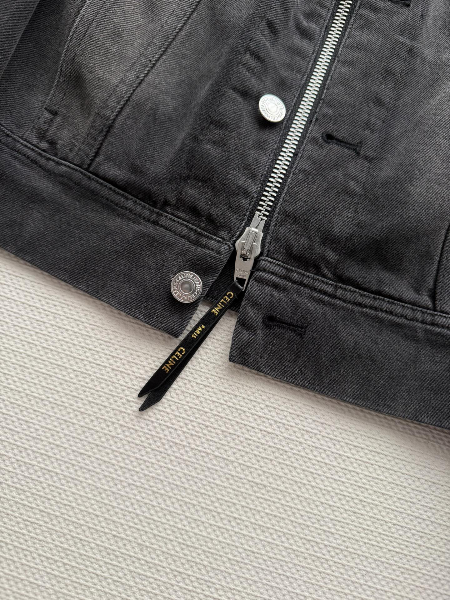 Celine 26SS Black Denim Jacket 882446
