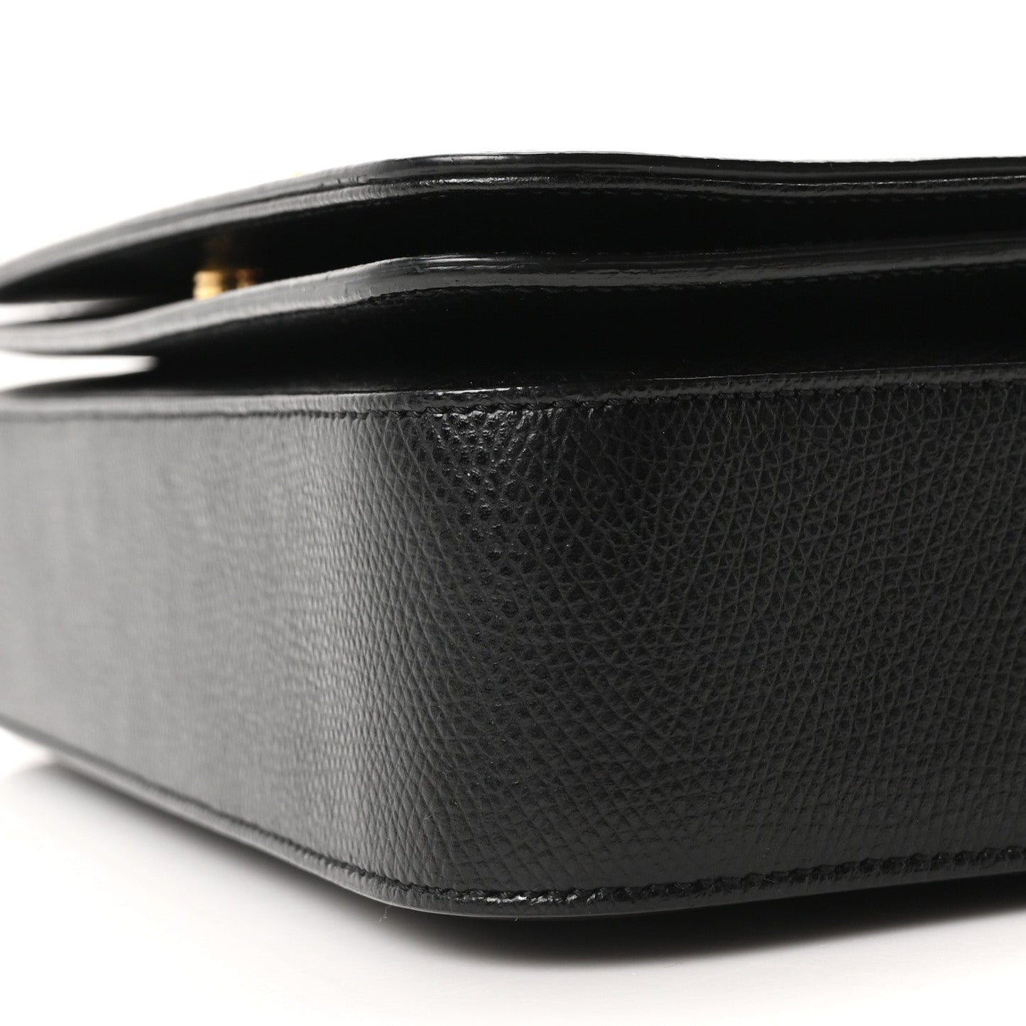 Textured Calfskin Medium Classic Monogram Universite Bag Black