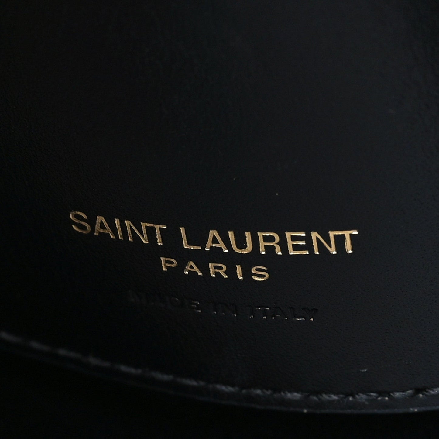 Smooth Shiny Calfskin Monogram Le 37 Bucket Bag Black