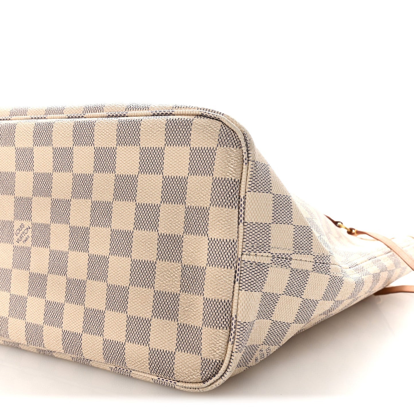 Damier Azur Neo Neverfull MM Rose Ballerine