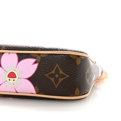LV X TM Monogram Pochette Accessories Sakura Brown