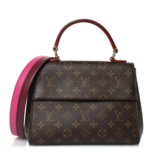 Monogram Cluny BB Bordeaux Fuchsia
