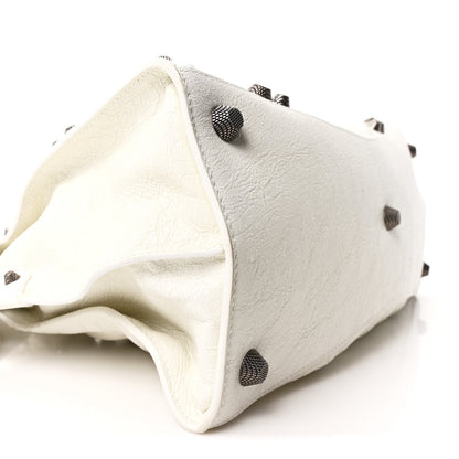 Agneau Arena Neo Cagole City Handbag Optic White