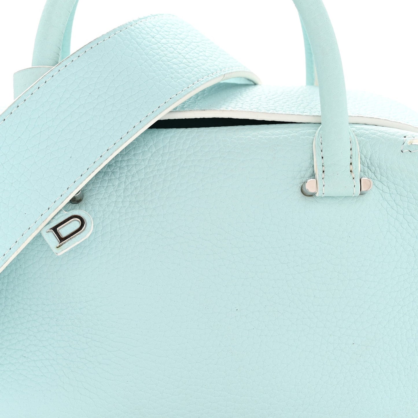 Taurillon Soft Mini Cool Box Satchel Light Blue
