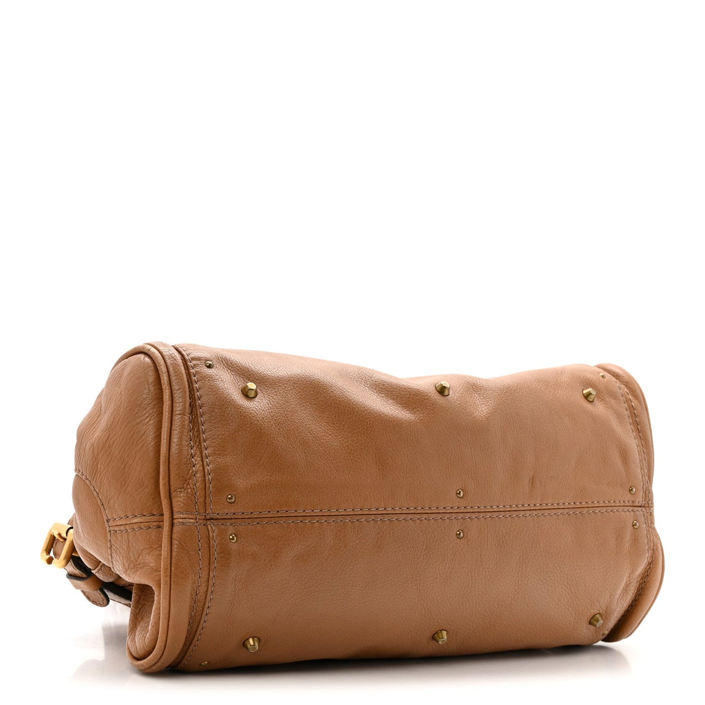 Calfskin Medium Paddington Satchel Tan