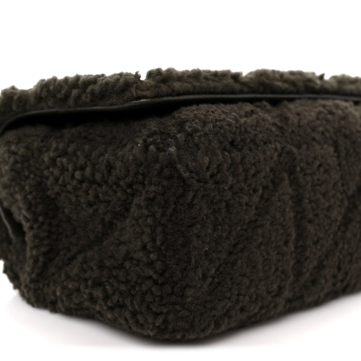 Shearling Monogram Small Jamie Grainy Moss