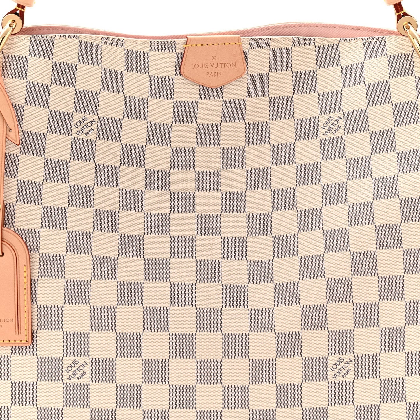 Damier Azur Graceful PM Rose Ballerine