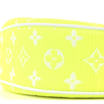 Monogram Jacquard Velvet Loop Yellow