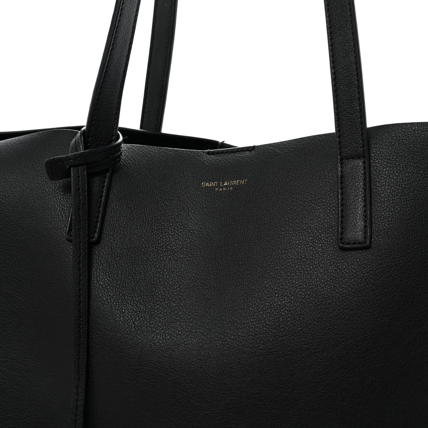 Calfskin Large Shopping Tote Black