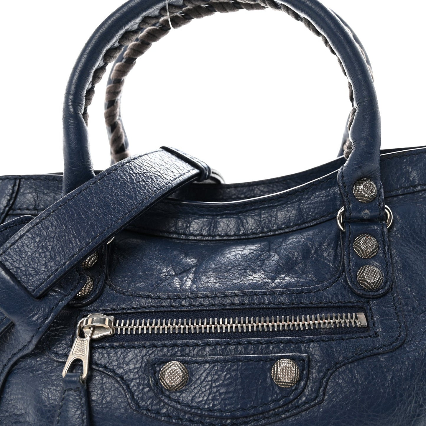 Agneau Giant 12 Silver Hardware S City Bleu Roi