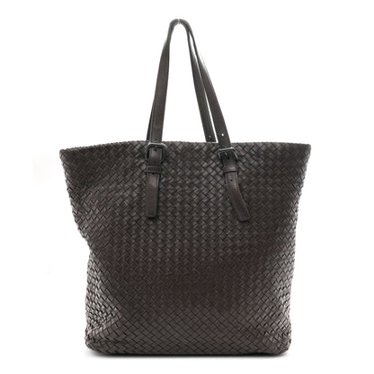 Nappa Intrecciato Large Tote Ebano