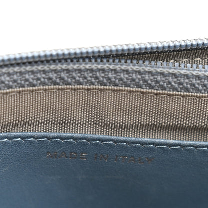Caviar Half Moon Wallet On Chain WOC Light Blue