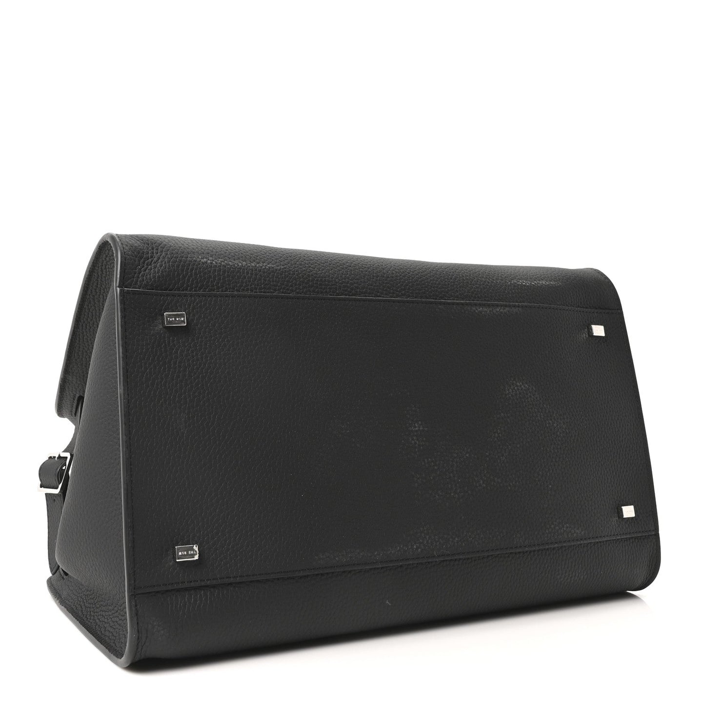 Matte Grained Calfskin Soft Margaux 15 Black